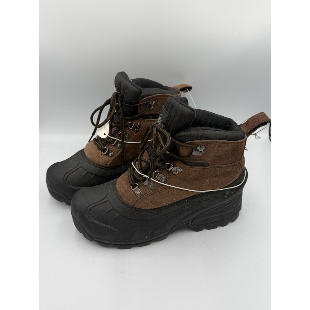 Itasca Windsor Thinsulate Winter Snow Boots Brown Leather Men's Size 9